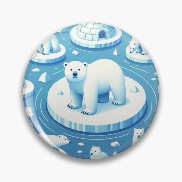 Item preview, Polar bears on an icy panorama designed and sold by Sigtrix.