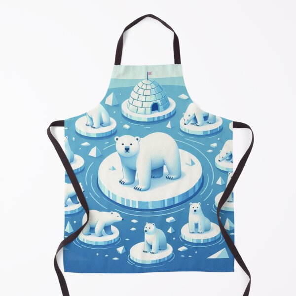 Item preview, Polar bears on an icy panorama designed and sold by Sigtrix.