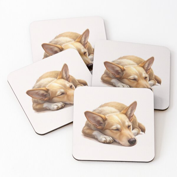 Item preview, A cute sleeping dog designed and sold by knappidesign.