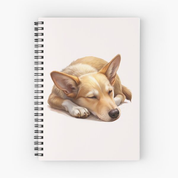 Item preview, A cute sleeping dog designed and sold by knappidesign.