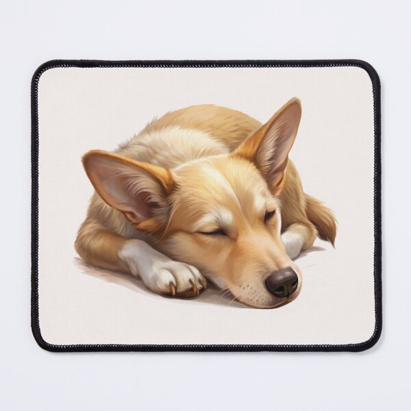 Item preview, A cute sleeping dog designed and sold by knappidesign.