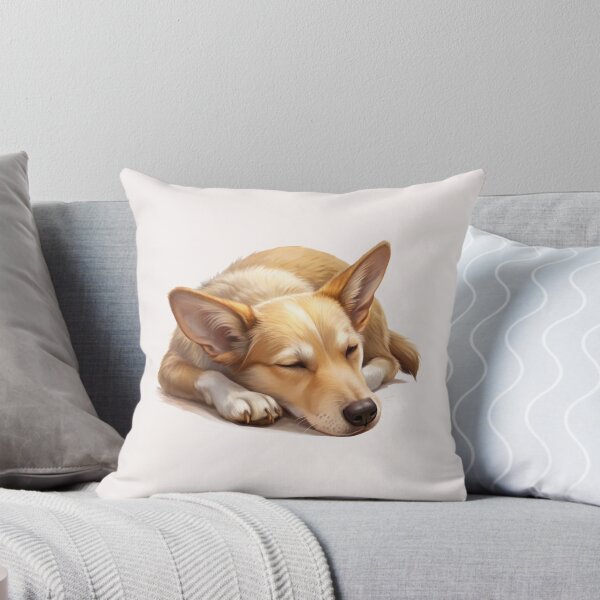 Item preview, A cute sleeping dog designed and sold by knappidesign.