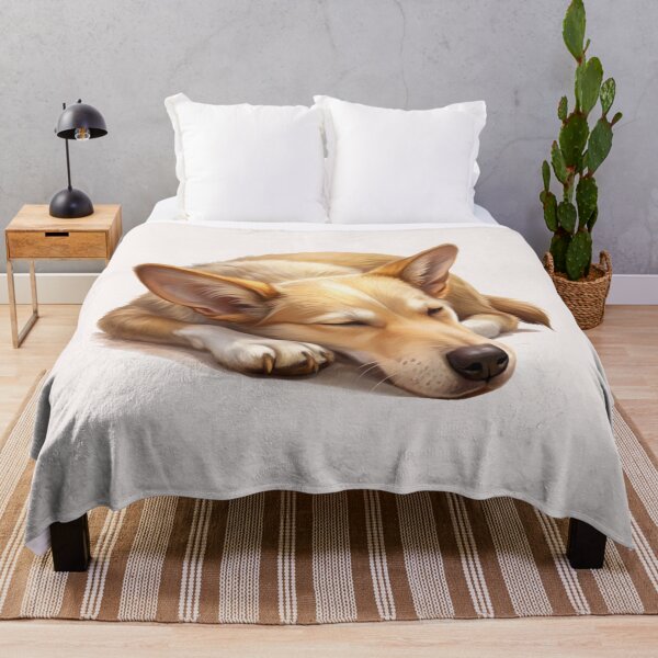 Item preview, A cute sleeping dog designed and sold by knappidesign.