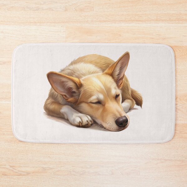 Item preview, A cute sleeping dog designed and sold by knappidesign.
