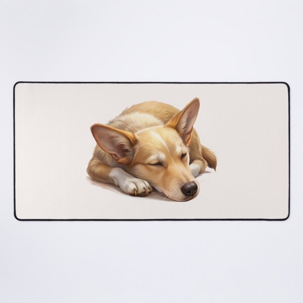 Item preview, A cute sleeping dog designed and sold by knappidesign.