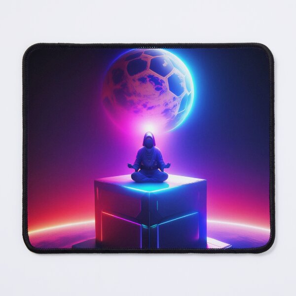 Item preview, The Cybernetic Monk and the Living Satellite designed and sold by HighestMind_888.