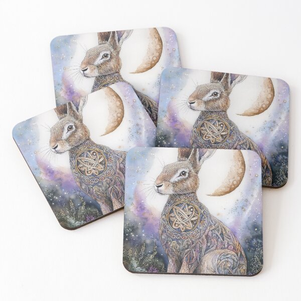 Item preview, Celtic Patterned Hare designed and sold by thewandswant.