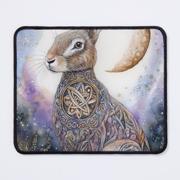 Item preview, Celtic Patterned Hare designed and sold by thewandswant.