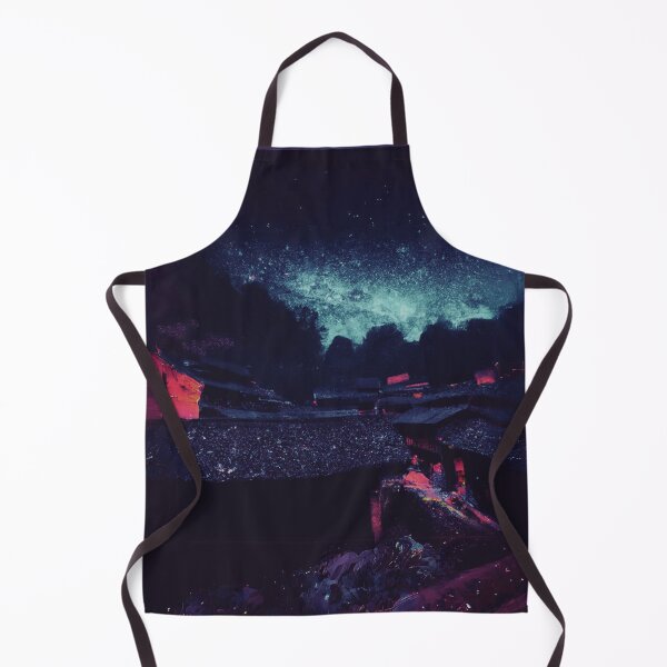 Item preview, starry night in an ancient town designed and sold by MerryCrown.