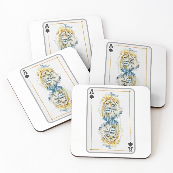 Item preview, Lion Ace of Spades designed and sold by caracatita75.