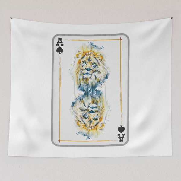 Item preview, Lion Ace of Spades designed and sold by caracatita75.