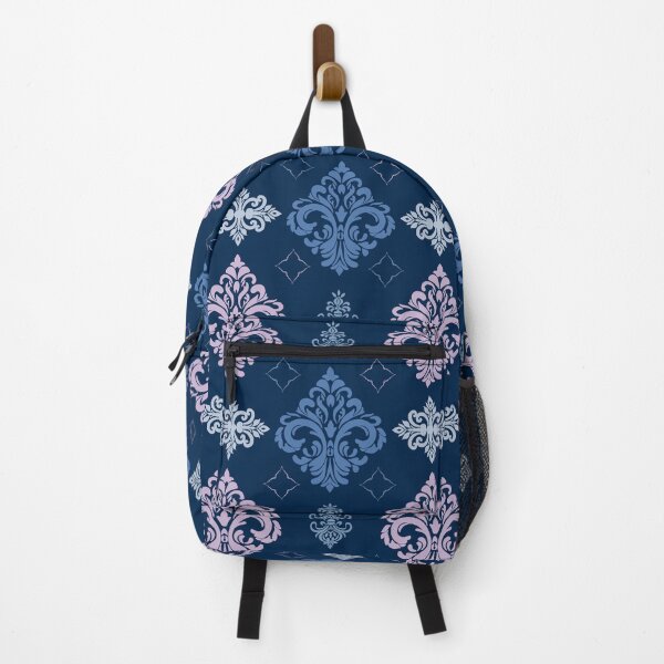 Item preview, Seamless vintage damask pattern in blue tones designed and sold by Alynek-Design.