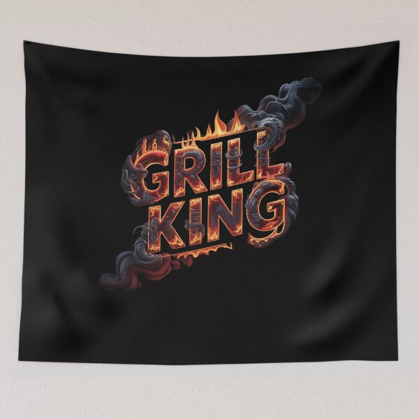 Item preview, Grill King – Bold Father's Day BBQ Design for the Ultimate Grill Master designed and sold by Ela-graphicwiz.