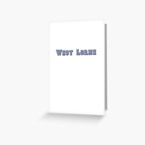 West Lorne Greeting Card