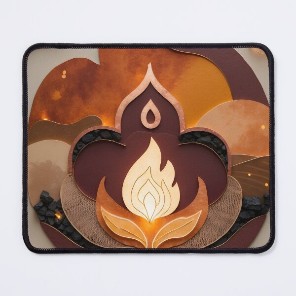 Item preview, Vesta – Goddess of the Hearth | Sacred Flame Abstract Art by LaLi Designs designed and sold by LaLi-Designs.