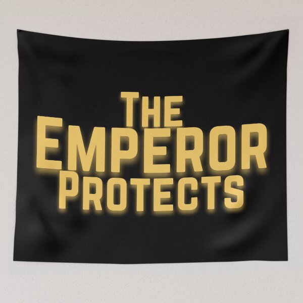 Item preview, The Emperor Protects designed and sold by Style Legion.