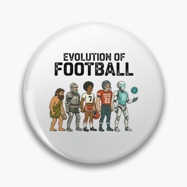 Item preview, Evolution of Football Funny Sports Timeline Design designed and sold by BunBuntheDog-.