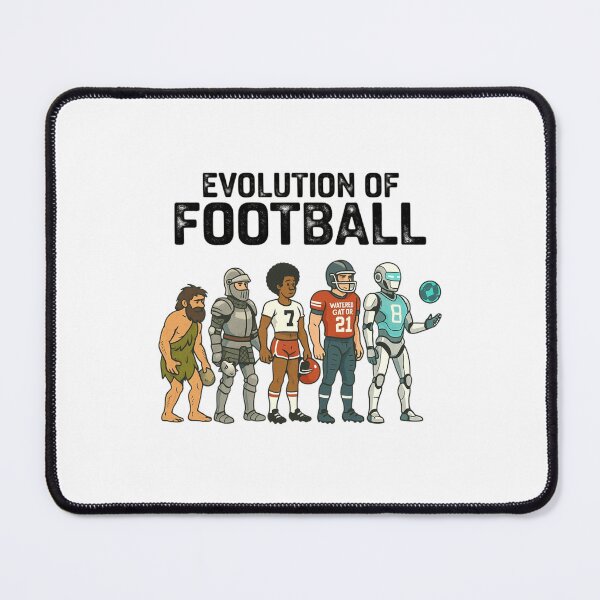 Item preview, Evolution of Football Funny Sports Timeline Design designed and sold by BunBuntheDog-.