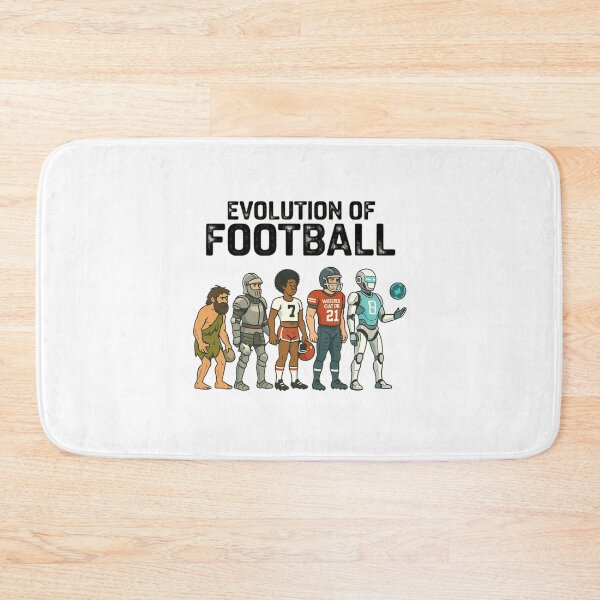 Item preview, Evolution of Football Funny Sports Timeline Design designed and sold by BunBuntheDog-.