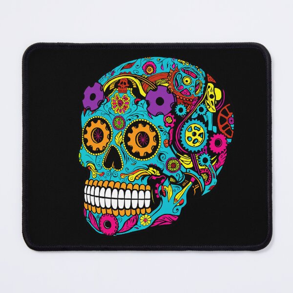 Item preview, Skull Mexicans Colorful bicycle, art, dia de los muertos, jockey parts designed and sold by Pedal Canvas.