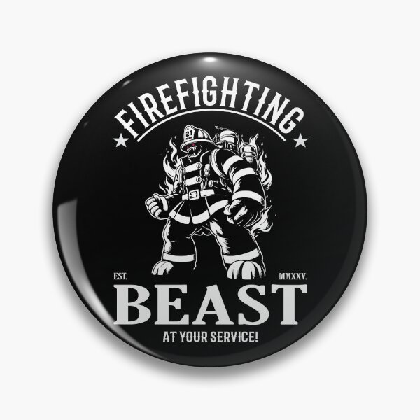Item preview, Firefighter – Firefighting Beast at Your Service designed and sold by RetroMaritalArt.