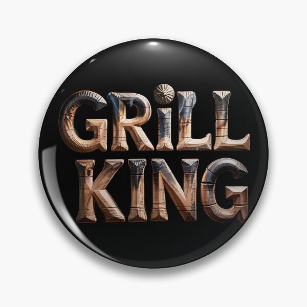 Item preview, Grill King – Bold Father's Day BBQ Design for the Ultimate Grill Master designed and sold by Ela-graphicwiz.