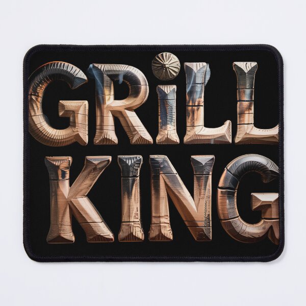 Item preview, Grill King – Bold Father's Day BBQ Design for the Ultimate Grill Master designed and sold by Ela-graphicwiz.