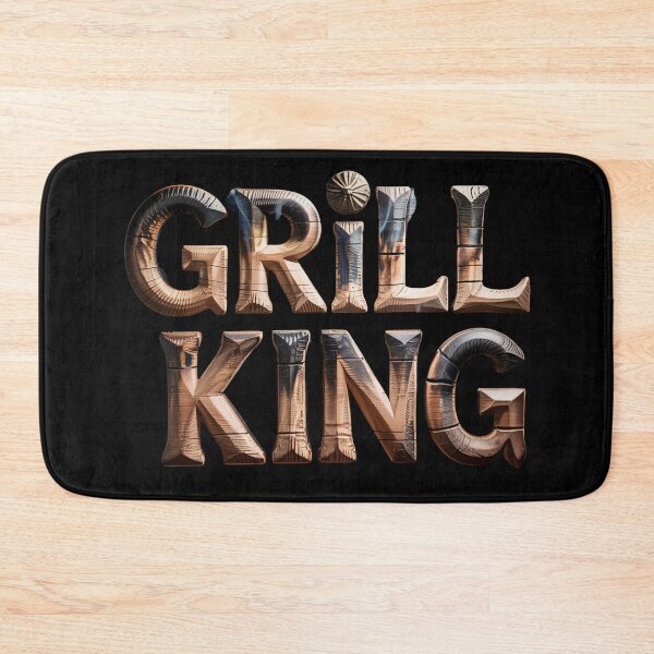 Item preview, Grill King – Bold Father's Day BBQ Design for the Ultimate Grill Master designed and sold by Ela-graphicwiz.