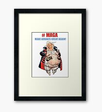 #MAGA - Dune Framed Print