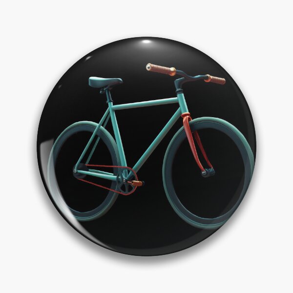 Artikelvorschau, Fixie-Fahrrad, 3D-Kunst. entworfen und verkauft von Pedal Canvas.