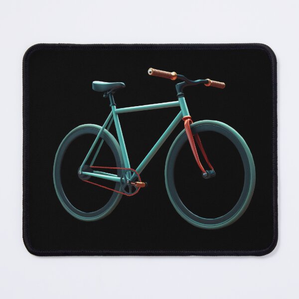 Artikelvorschau, Fixie-Fahrrad, 3D-Kunst. entworfen und verkauft von Pedal Canvas.