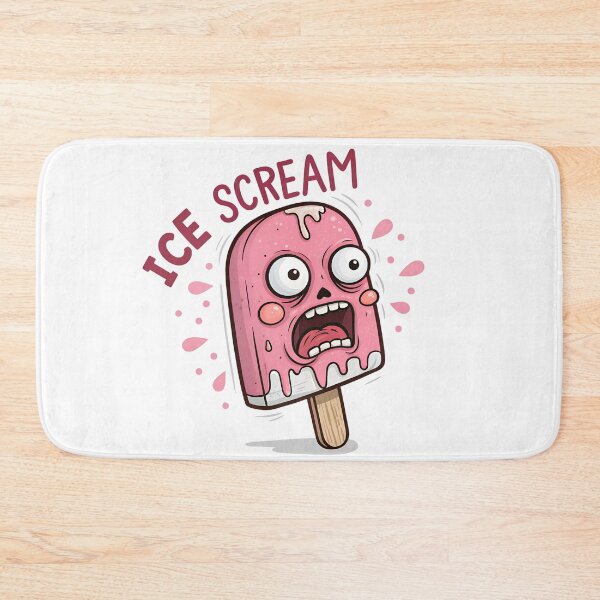 Item preview, Funny Ice Cream Scream Cartoon Pun Design designed and sold by Anastasiia Lang.
