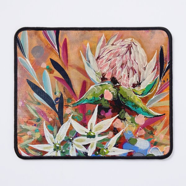 Item preview, Autumn Protea and flannel flowers designed and sold by AnniesArtWorx.