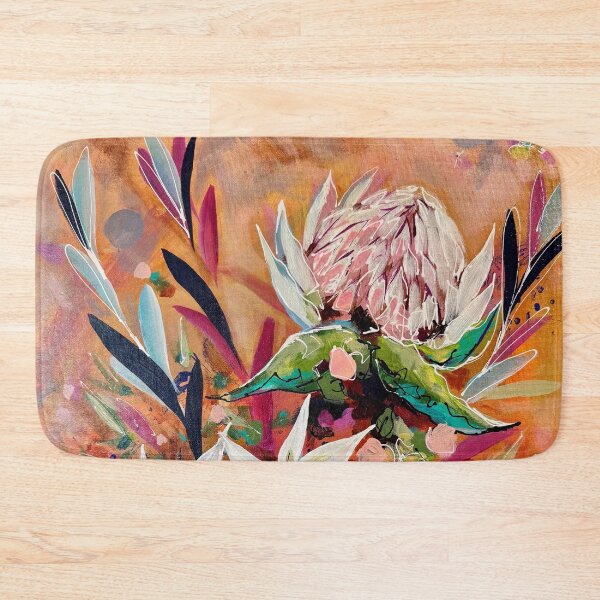 Item preview, Autumn Protea and flannel flowers designed and sold by AnniesArtWorx.