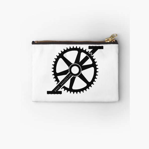Item preview, Keep pedalling crankset art urban bicycle, classic wheel tire, quote. designed and sold by Pedal Canvas.