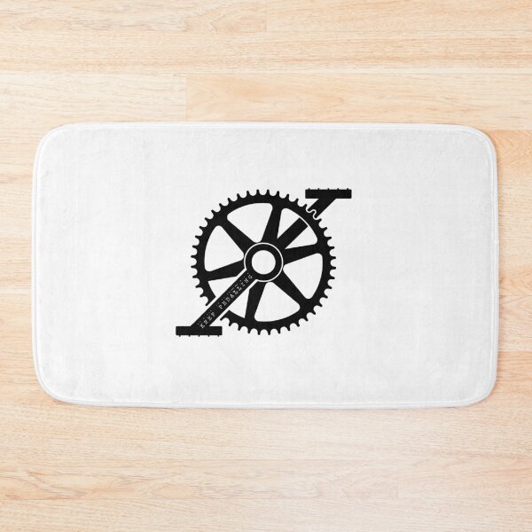 Item preview, Keep pedalling crankset art urban bicycle, classic wheel tire, quote. designed and sold by Pedal Canvas.