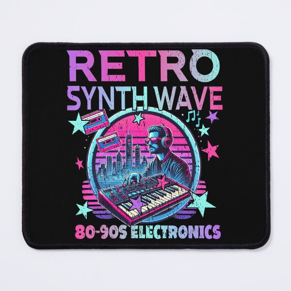 Item preview, RETRO SYNTHWAVE 80-90s ELECTRONICS vintage electronic music analog synths musician  designed and sold by Jt41.