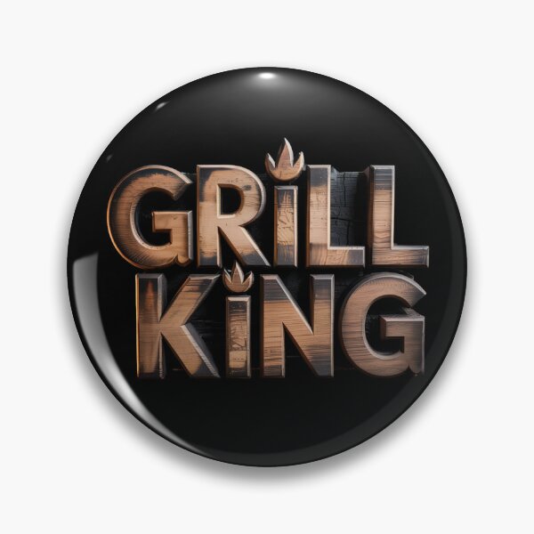 Item preview, Grill King – Bold Father's Day BBQ Design for the Ultimate Grill Master designed and sold by Ela-graphicwiz.