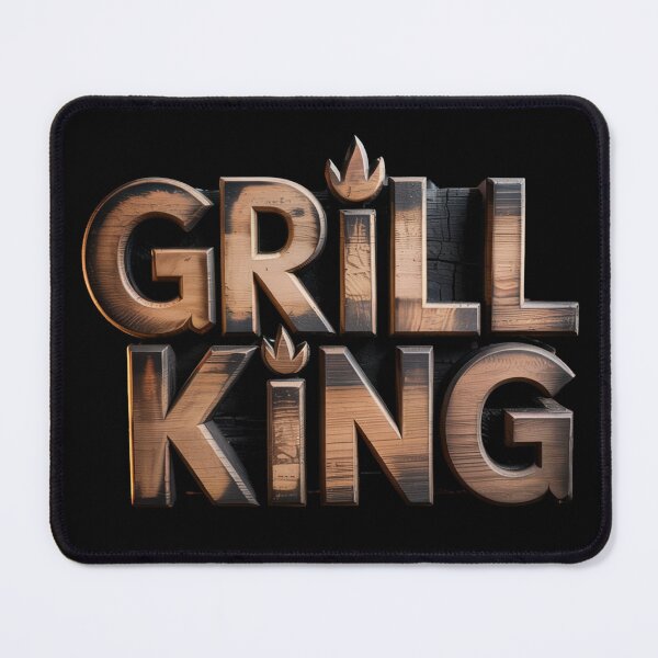 Item preview, Grill King – Bold Father's Day BBQ Design for the Ultimate Grill Master designed and sold by Ela-graphicwiz.