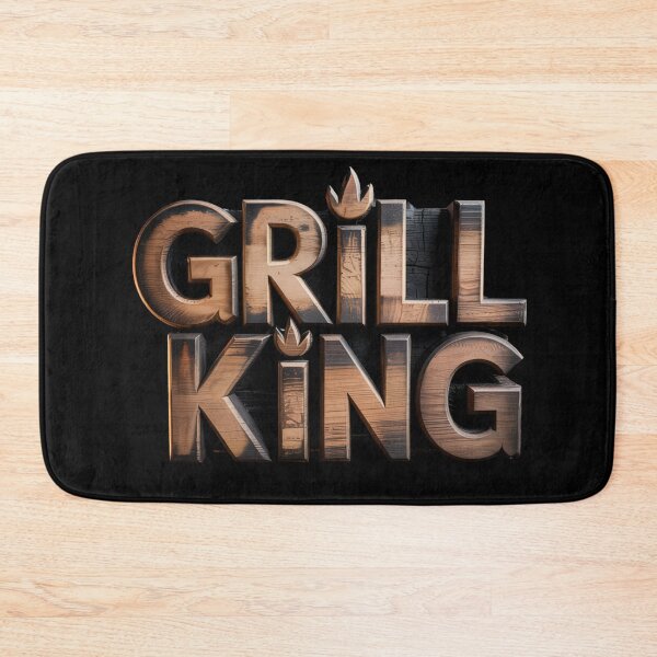 Item preview, Grill King – Bold Father's Day BBQ Design for the Ultimate Grill Master designed and sold by Ela-graphicwiz.