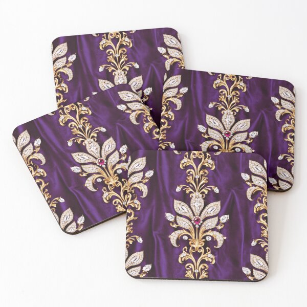 Item preview, Purple Reign – Luxury Royal Pattern in Violet designed and sold by Luckylife12.