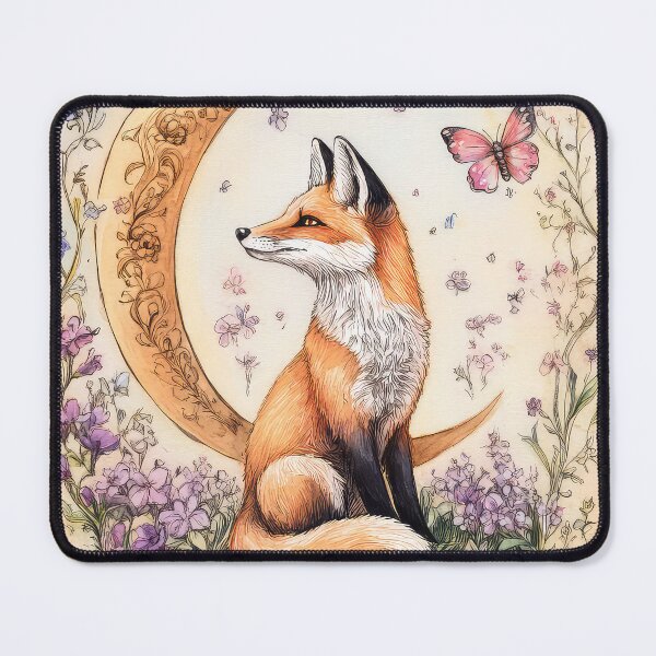 Item preview, Floral Fox Moon designed and sold by thewandswant.