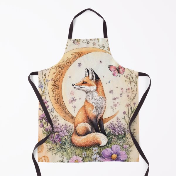 Item preview, Floral Fox Moon designed and sold by thewandswant.
