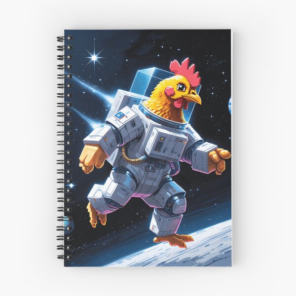 Item preview, Space Chicken Pixel Astronaut Funny Gamer Design designed and sold by MythicCotton.