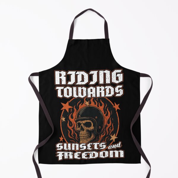Item preview, RIDING TOWARDS SUNSETS AND FREEDOM biker motorcycle rider motorbike enthusiast designed and sold by Jt41.