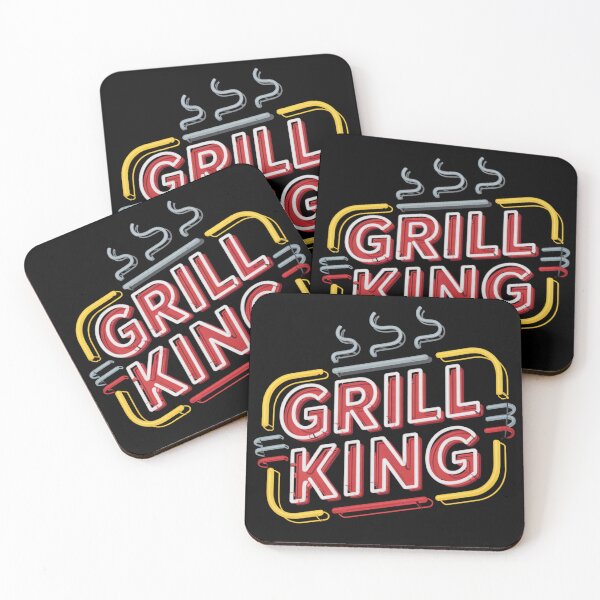 Item preview, Grill King – Bold Father's Day BBQ Design for the Ultimate Grill Master designed and sold by Ela-graphicwiz.