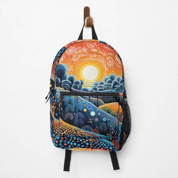 Item preview, Aboriginal Inspired Dot Art - Perfect Australian Sunny Day designed and sold by GrinGalore.