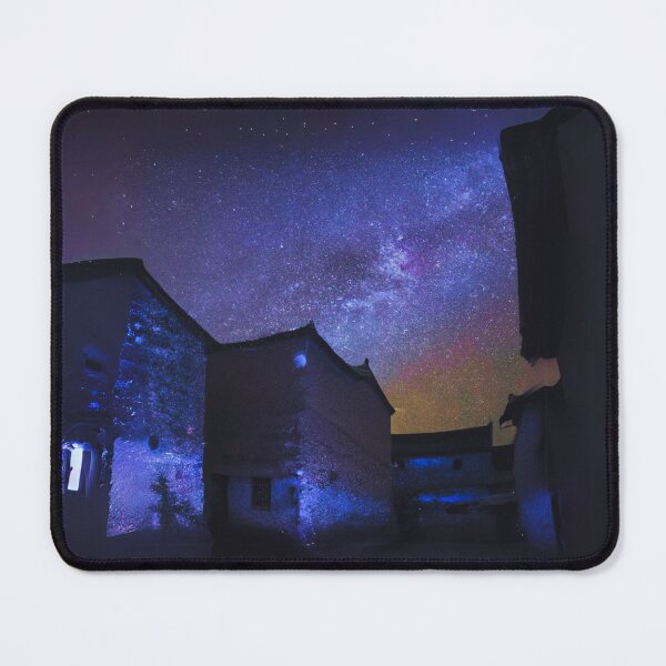 Item preview, the dark starry night in an ancient town designed and sold by MerryCrown.