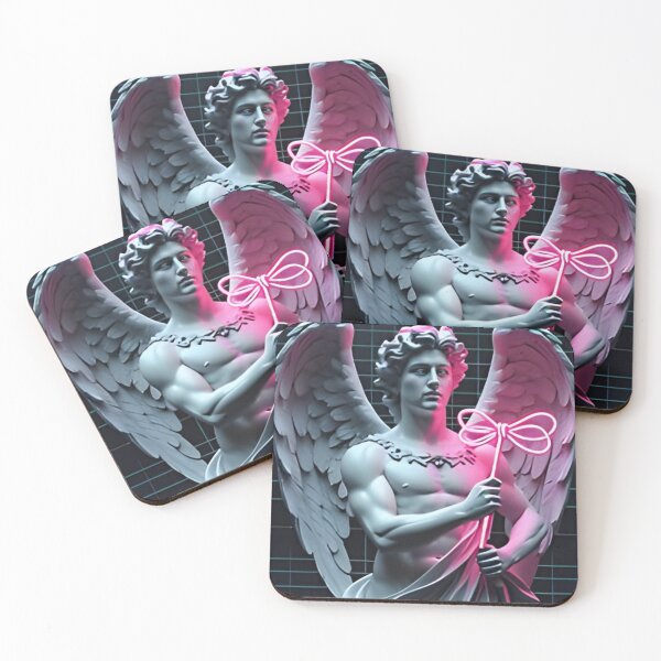 Item preview, Cyber Cupid Angel – Futuristic Neon Cupid designed and sold by Aitor700.