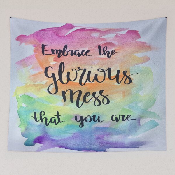 Item preview, Embrace The Glorious Mess That You Are designed and sold by Jessie  Miller Art.
